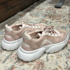 Chunky Maje pink sneakers